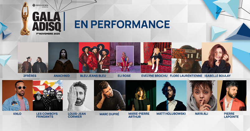 Gala Adisq 2020 Perfos