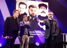 Gala de l'Industrie - Script de l'année - Sébastien Soldevila, Olivier Kemeid et Jean-François Pauzé 